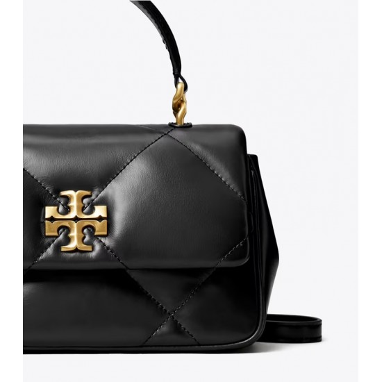 Women Tory Burch Kira Diamond Quilt Top Handle Black